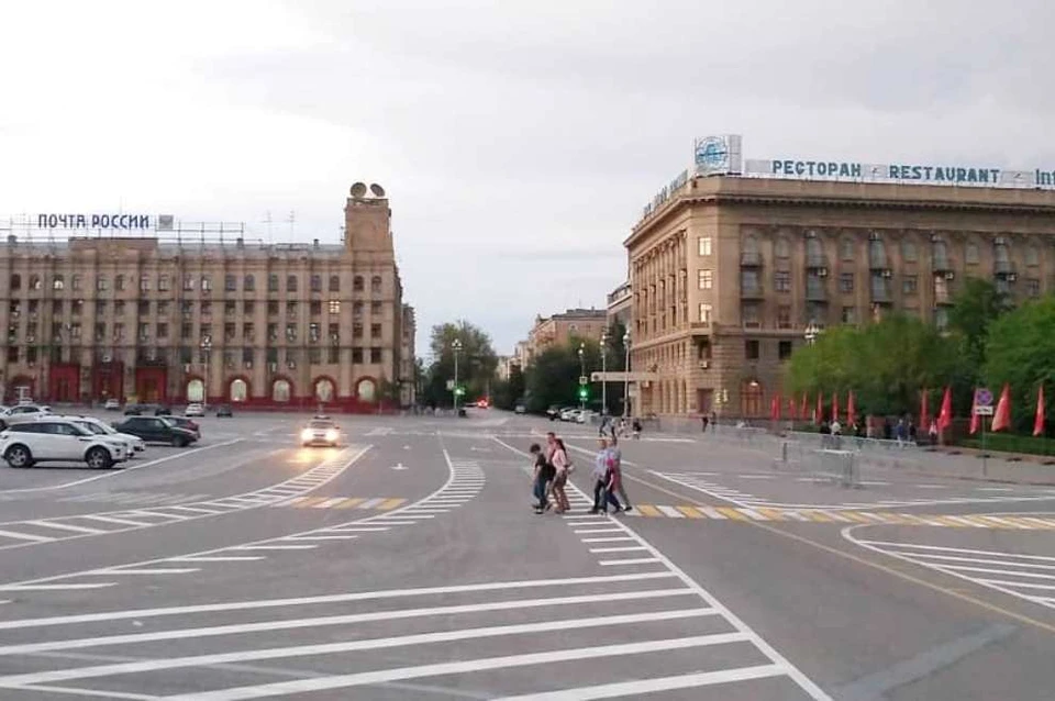 Разметка на площади появилась 9 мая. Фото: Михаил Соломонов