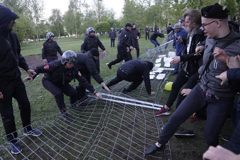Протесты в Екатеринбурге