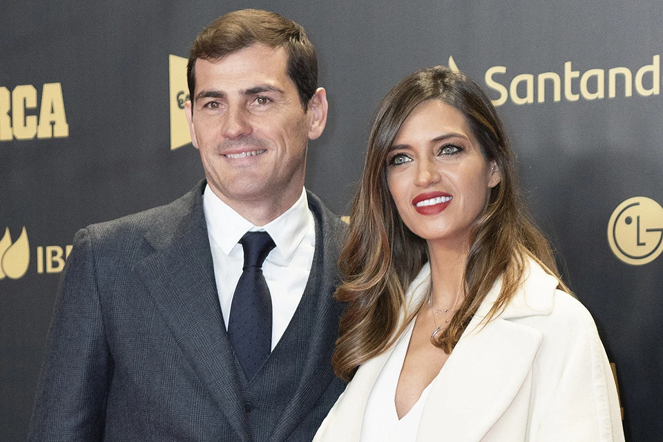 Легенда испанского футбола Икер Касильяс с супругой Сарой.