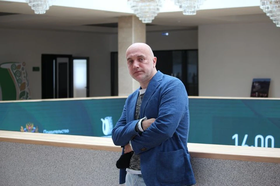 Захар Прилепин на кинофестивале "Герой и время" в Железноводске.