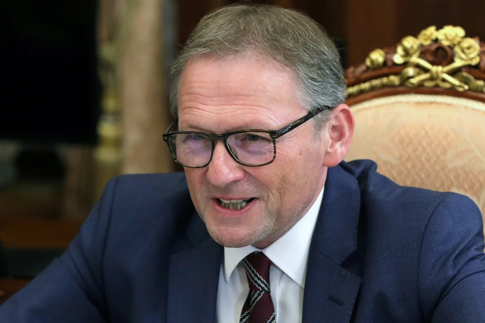 Уполномоченный при президенте РФ по защите прав предпринимателей Борис Титов во время встречи с президентом России В.Путиным в Кремле. Фото Михаил Климентьев/пресс-служба президента РФ/ТАСС
