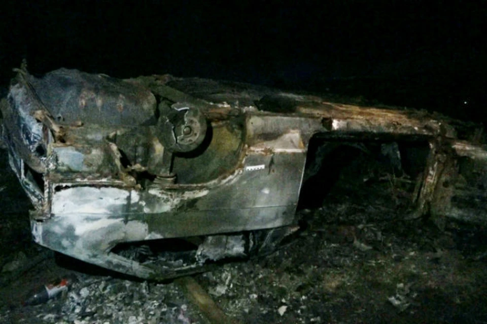 В Костроме двое парней сожгли машину. Это им посоветовали в соцсетях. Фото: УМВД по Костромской области.