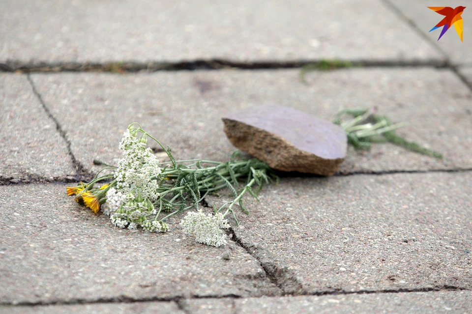 На месте гибели Натальи Николаевны лежат цветы