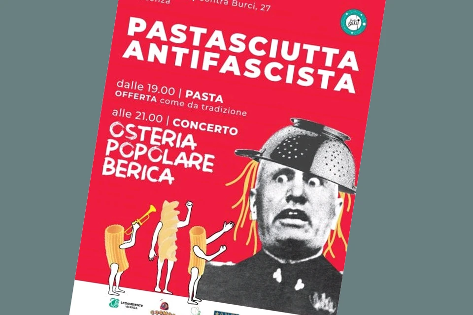 Итальянцы отметят победу над фашизмом поеданием антифашисткой пасты.