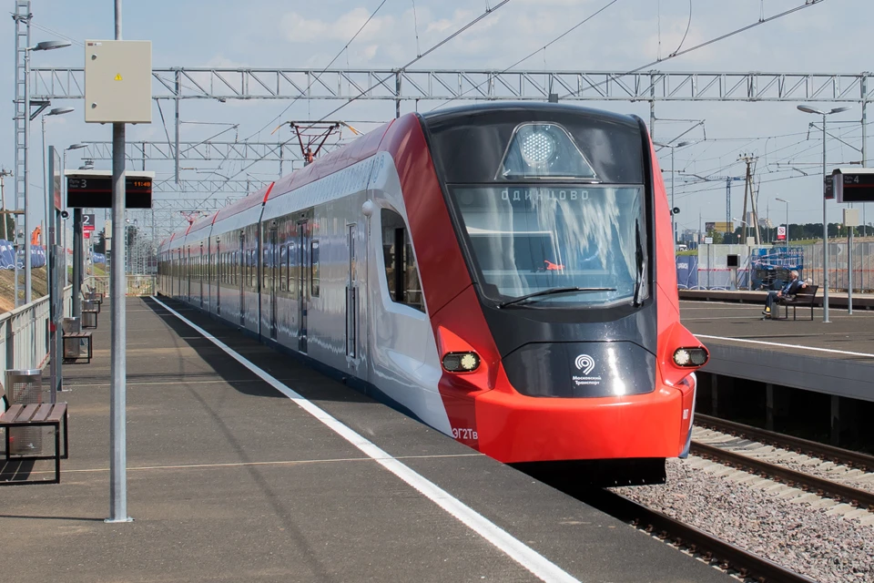 Электропоезд ЭГ2Тв "Иволга", который предполагается использовать на маршрутах МЦД. Фото пресс-службы Департамента транспорта Москвы.