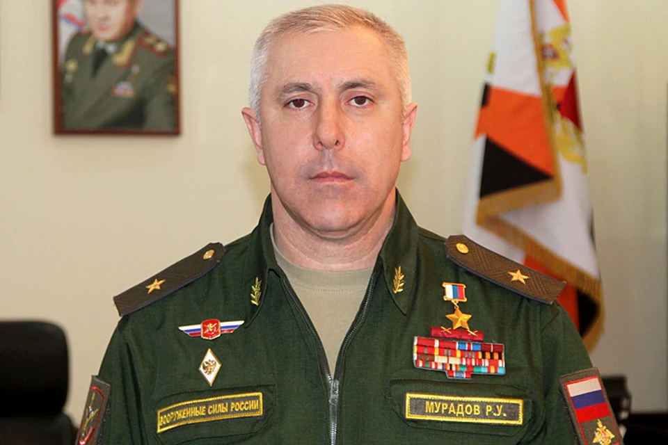 Герой России, генерал-майор Рустам Мурадов, ныне являющийся заместителем командующего войсками Южного военного округа
