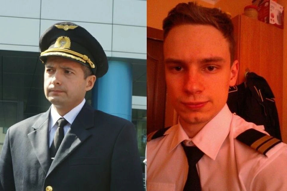 Командир судна Дамир Юсупов (слева) и второй пилот Георгий Мурзин. Фото: Алексей Булатов/соцсети