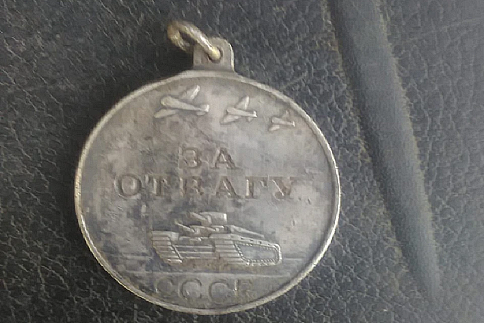 Неизвестно, как медаль оказалась возле реки Кубань на границе Крымского и Красноармейского районов