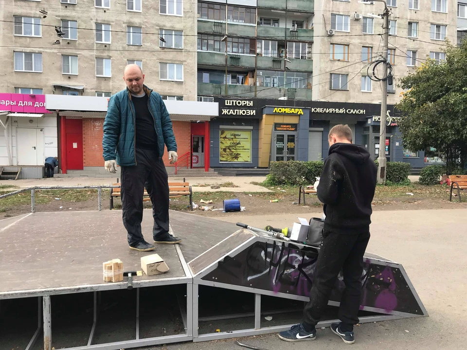 Для того чтобы исправить скат, представители подрядчика преодолели не одну сотню километров.