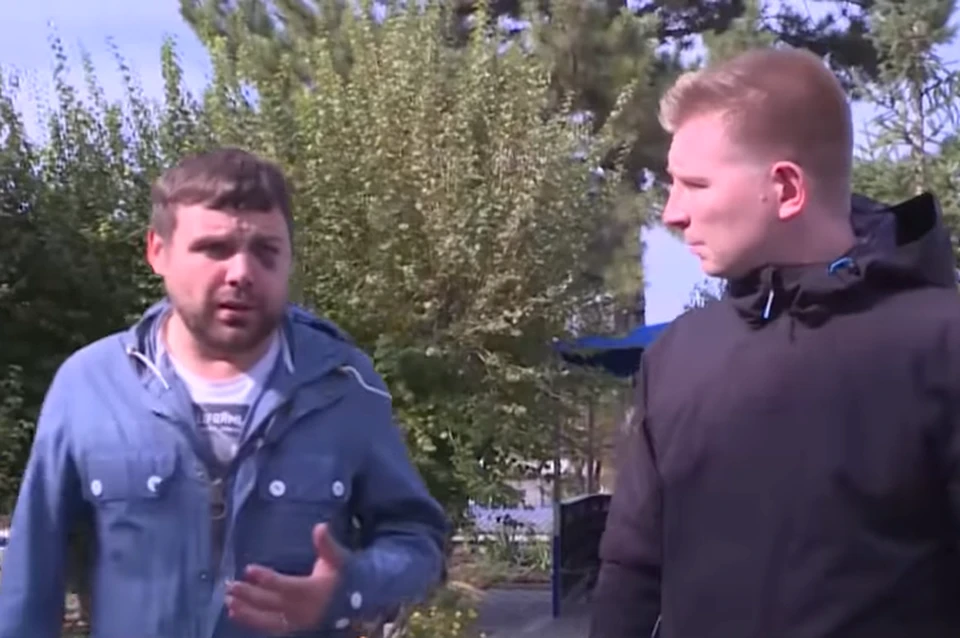 У Николая Уварова (слева) перелом верхней челюсти. Фото: скриншот из видео