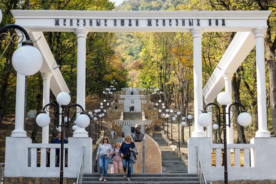 На Кавминводах построили Каскадную лестницу и соединили два века. Фото: Сайт губернатора Ставропольского края