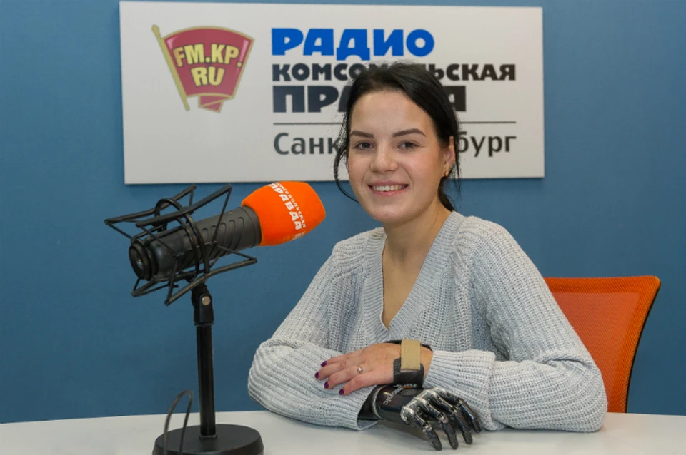 Рита Грачёва в студии радио «Комсомольская Правда в Петербурге»