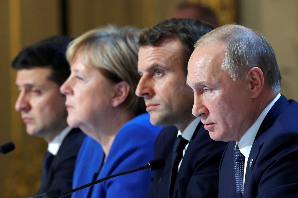 Нормандский марафон в Париже: Путин и Зеленский договорились о первых шагах в Донбассе