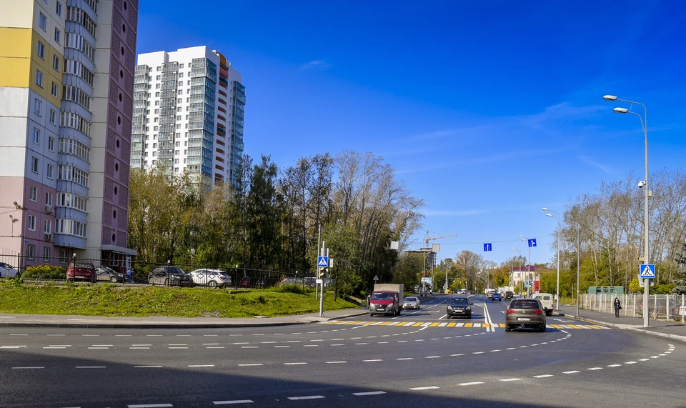 Дорога в Дзержинском районе. Фото пресс-службы администрации