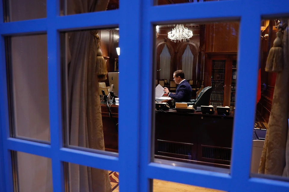 Медведев занимал резиденцию «Горки-9» во время своего президентского срока, а также будучи премьером. Фото: Дмитрий Астахов/POOL/ТАСС