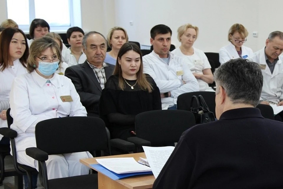 Таркосалинских медиков подготовили к профилактике коронавируса Фото: puradm.ru