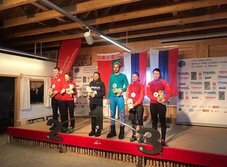Тюменские паралимпийцы стали призерами Кубка мира по лыжным гонкам и биатлону. Фото - департамент по физической культуре Тюменской области.