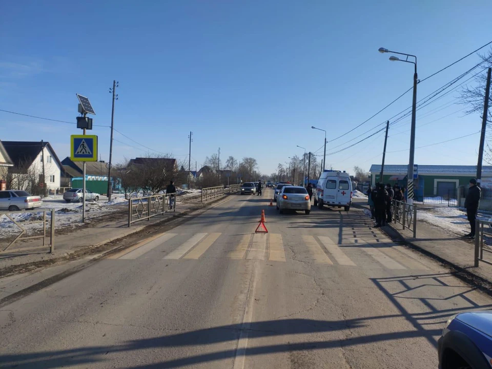 Пострадавшую отправили в больницу