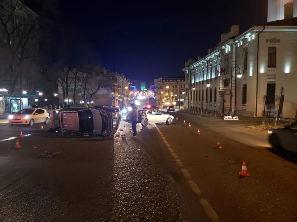 В центре Владивостока произошла авария. Фото: УМВД по Приморскому краю