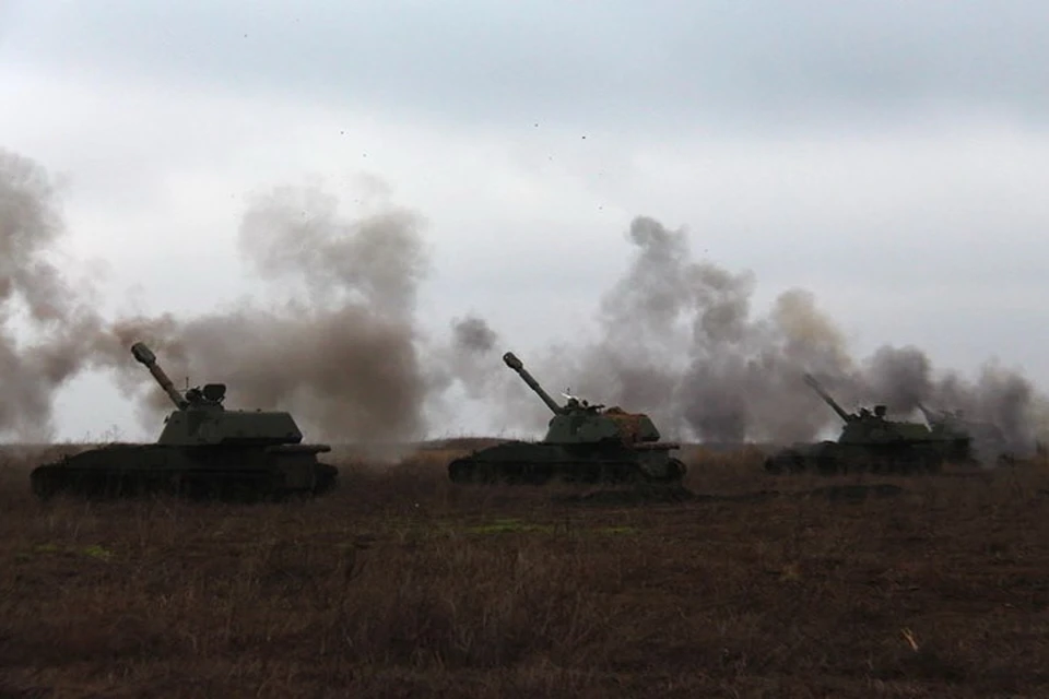Для провокации на передовую украинские военные подтянули артиллерию. Фото: Пресс-центр штаба ООС