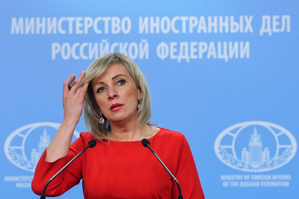 На еженедельном брифинге для СМИ спикер МИД РФ Мария Захарова рассказала о ситуации с коронавирусом в Северной Италии. Фото: Михаил Терещенко/ТАСС
