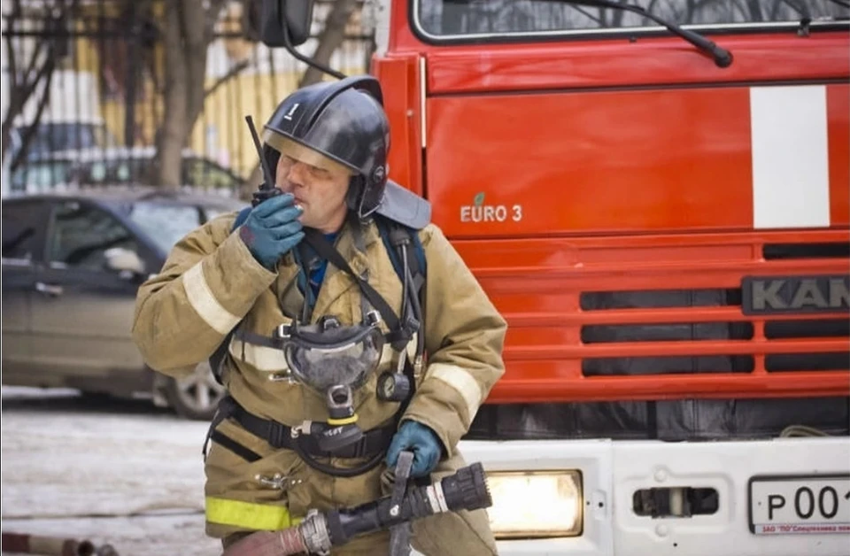 Пожар оказался не продолжительным