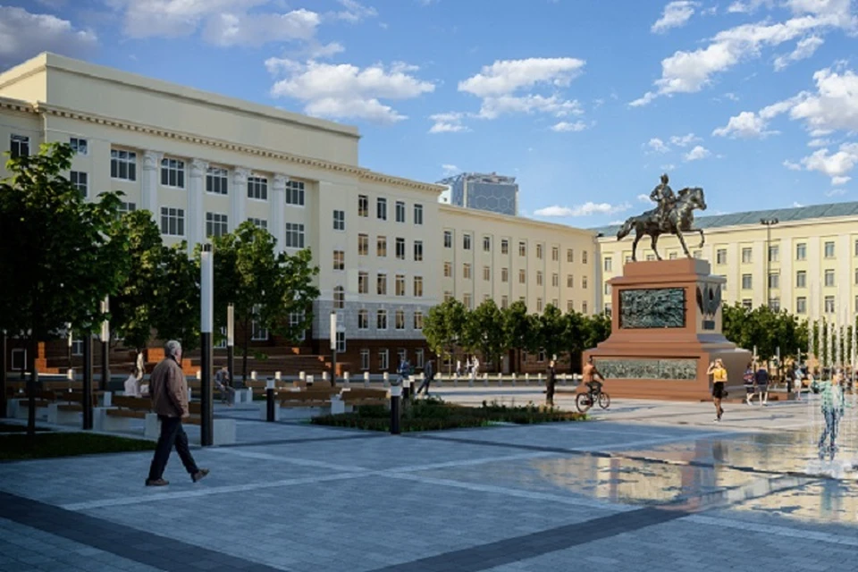 Власти города и республики планируют благоустроить улицу Советскую на участке от улицы Пушкина до улицы Октябрьской революции.