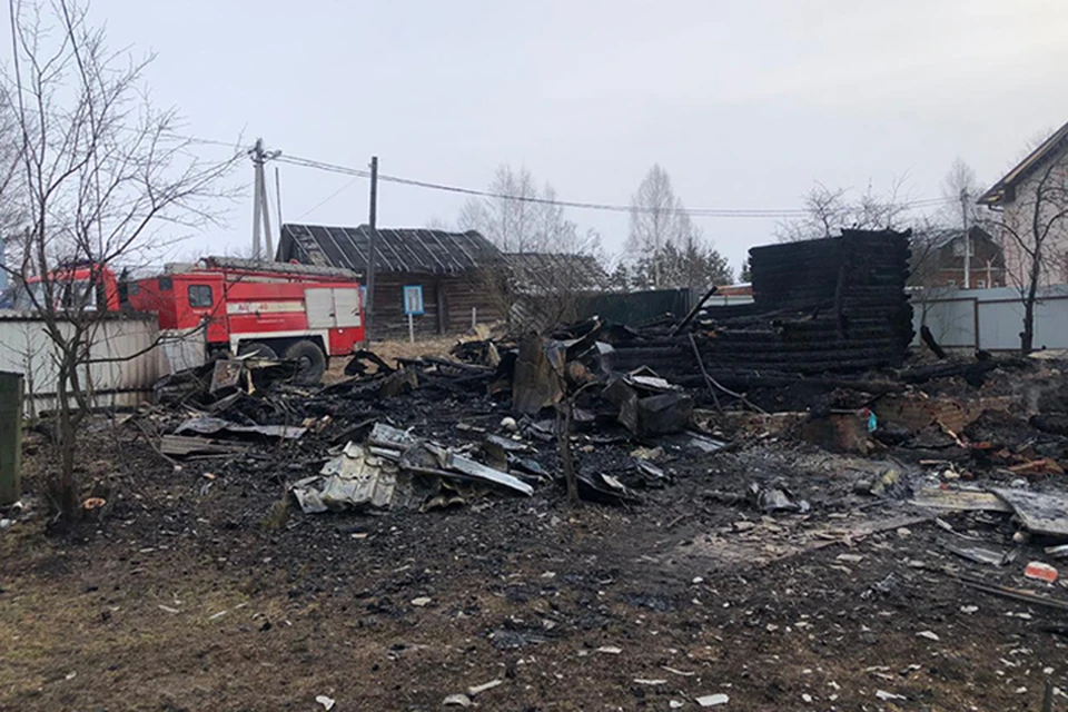 Личность погибшего при пожаре устанавливается Фото: СУ СК РФ по Тверской области