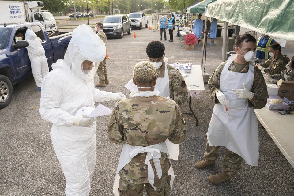 В городе Новый Орлеан в американском штате Луизиана зафиксирована аномальная смертность от коронавируса