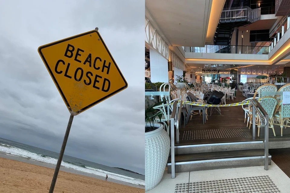 Из-за вспышки инфекции пляжи и кафе закрыты. Фото: личный архив.