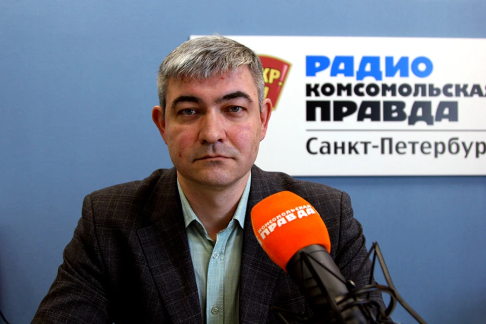 Николай Спиридонов в студии радио «Комсомольская Правда в Петербурге», 92.0 FM