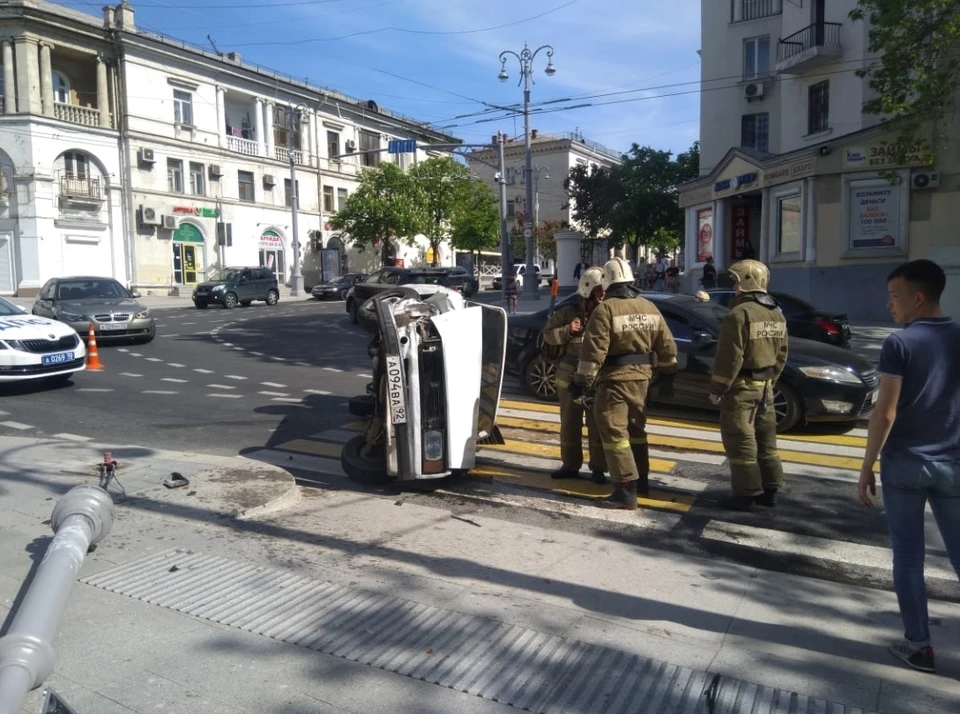 Фото с места ДТП