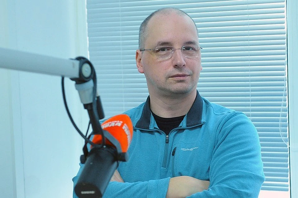 Ник Перумов в студии Радио "Комсомольская правда"