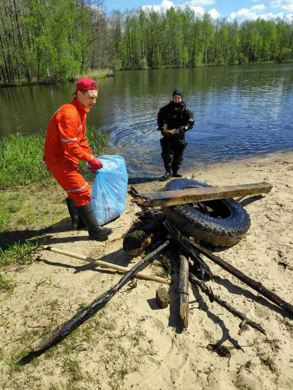 Водолазы обследовали три пляжные зоны Сормовского района. Фото: пресс-служба администрации Нижнего Новгорода.