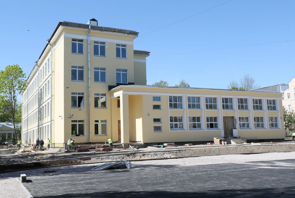 1 сентября гимназия сможет принять около 900 учеников. Фото: Администрация Санкт-Петербурга