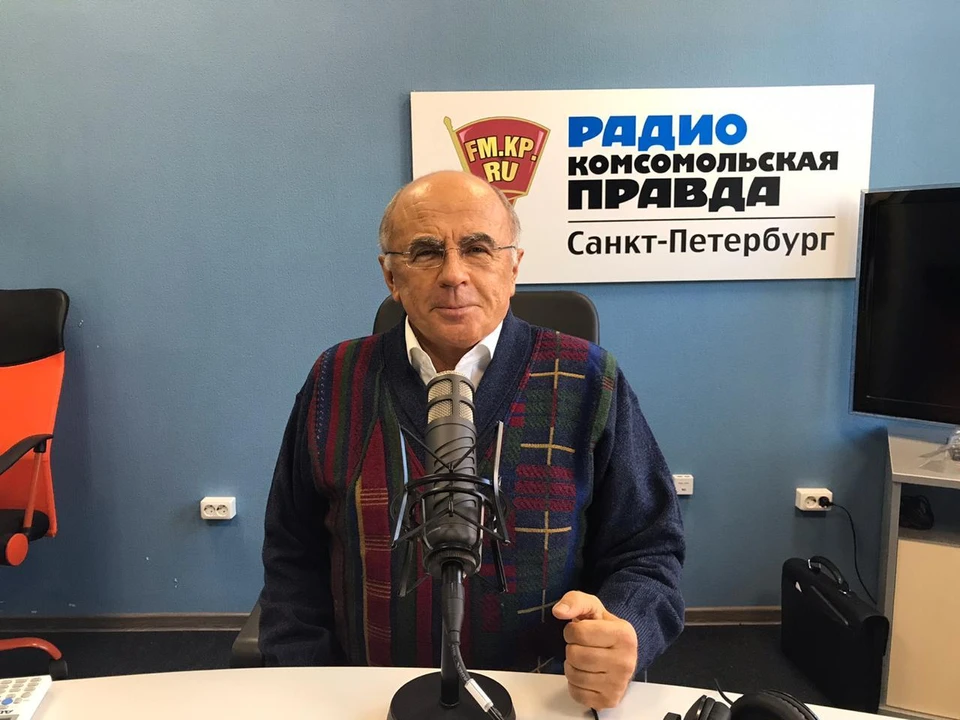 Александр Запесоцкий в студии радио «Комсомольская Правда в Петербурге», 92.0 FM