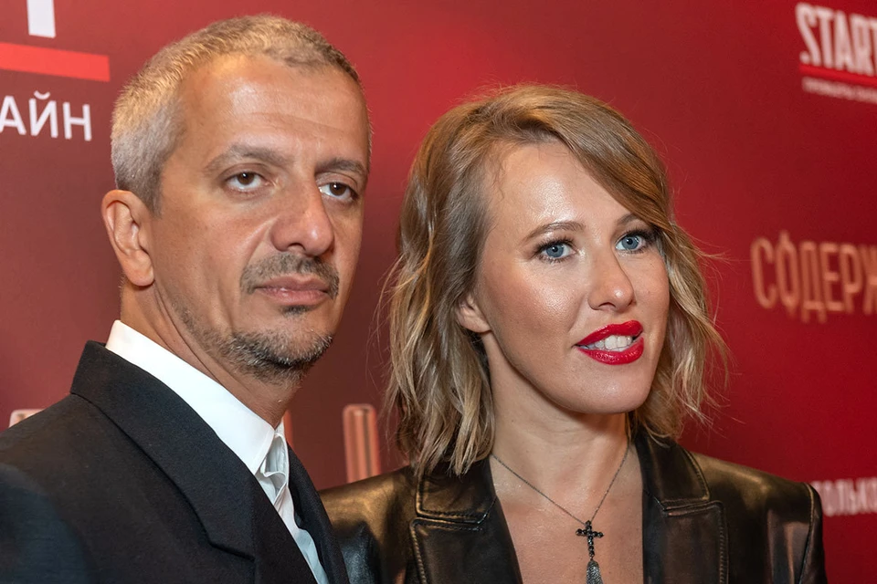 Режиссер Константин Богомолов и его супруга телеведущая Ксения Собчак.