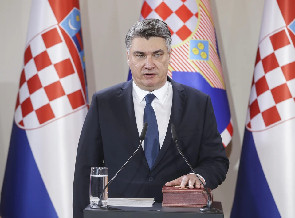 Хорватский президент Зоран Миланович