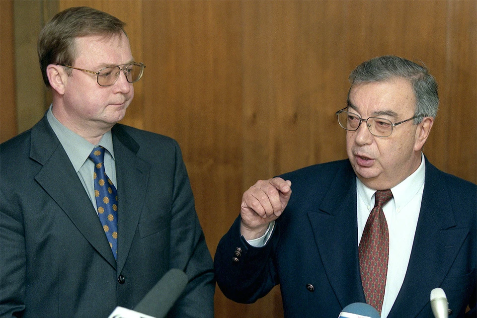 Сергей Степашин и Евгений Примаков в 2005 г.
