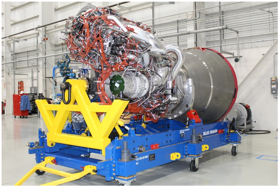 США получили замену российским ракетным двигателям РД-180. Фото: двигатель BE-4 из публикации госкомпании в twitter