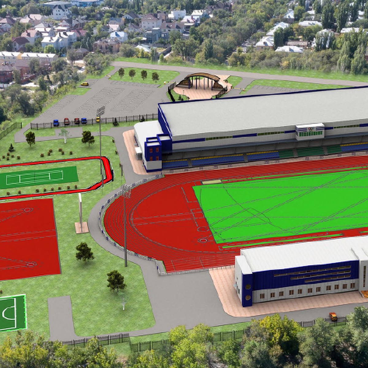 Как будет выглядеть стадион «Монолит» в Волгограде после реконструкции -  KP.RU