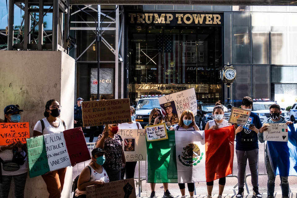 В центре Нью-Йорка внедорожник снёс группу протестующих