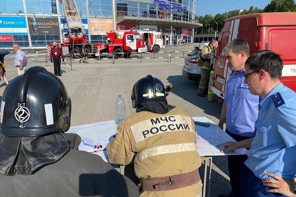 На месте пожара был развернуть оперативный штаб. Фото: прокуратура Татарстана