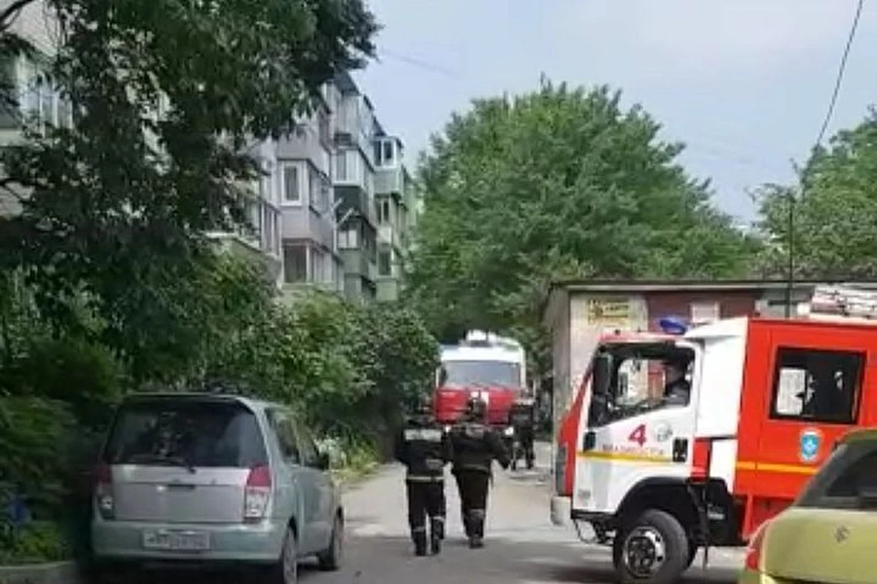 Во Владивостоке случился пожар в многоквартирном доме
