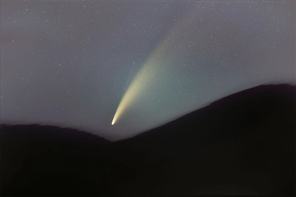 Новосибирский фотограф охотился за кометой две ночи. Фото: Алексей ПОЛЯКОВ, www.instagram.com/nsk365