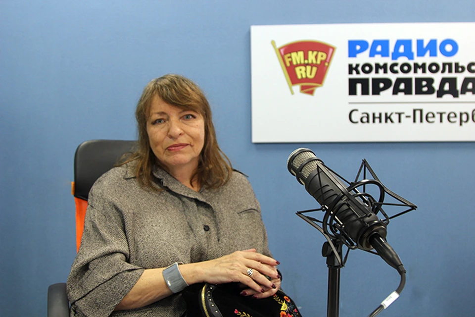 Татьяна Москвина в студии радио «Комсомольская Правда в Петербурге» 92.0 FM