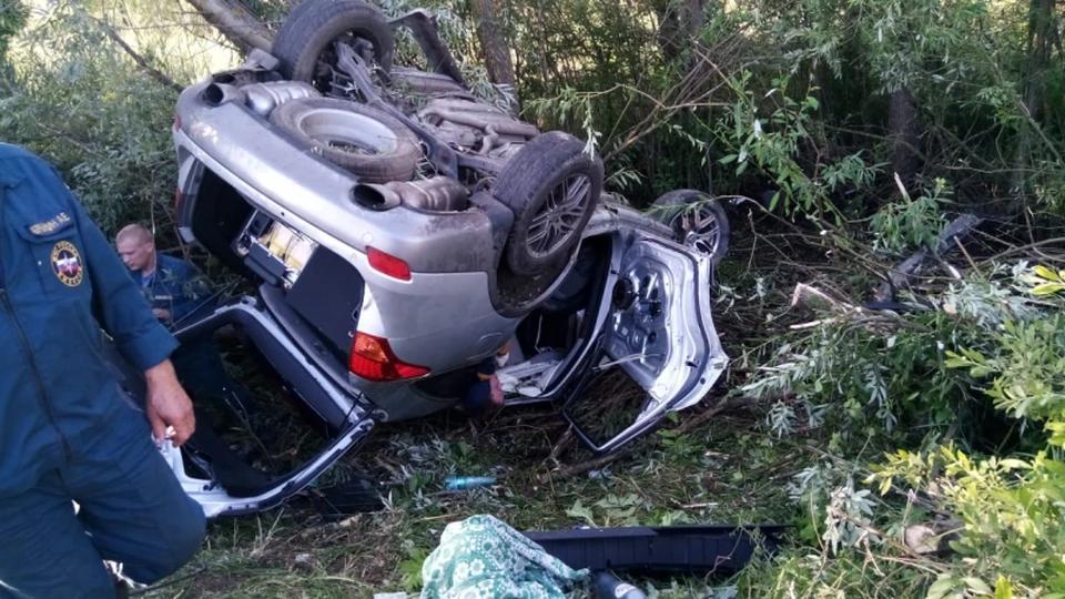 В Рязанской области на рассвете в ДТП погибли два человека. Фото: УМВД по Рязанской области.
