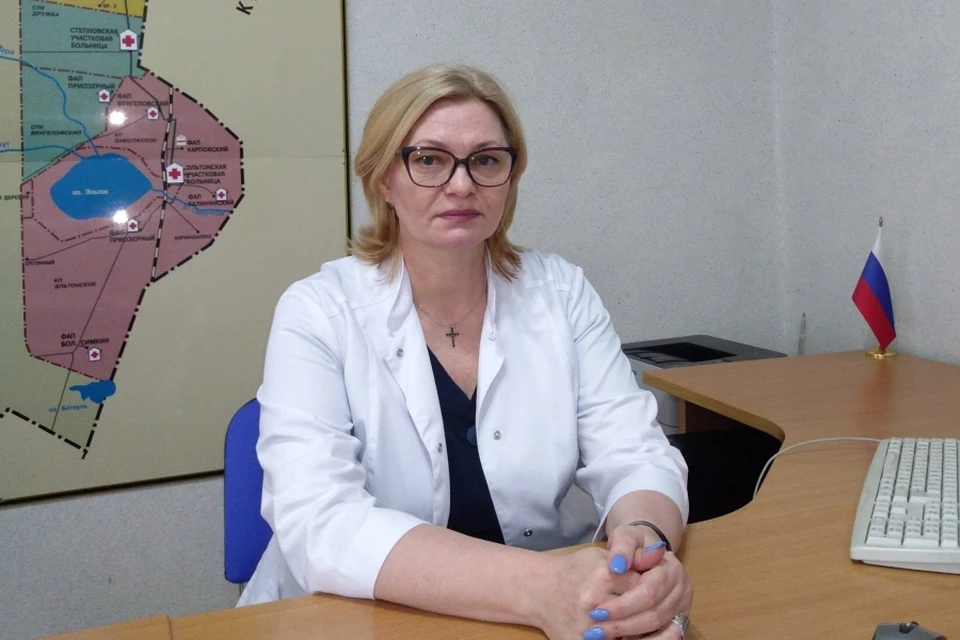Лериса Семакова работает в палласовской больнице уже 24 года. Фото облздрава.