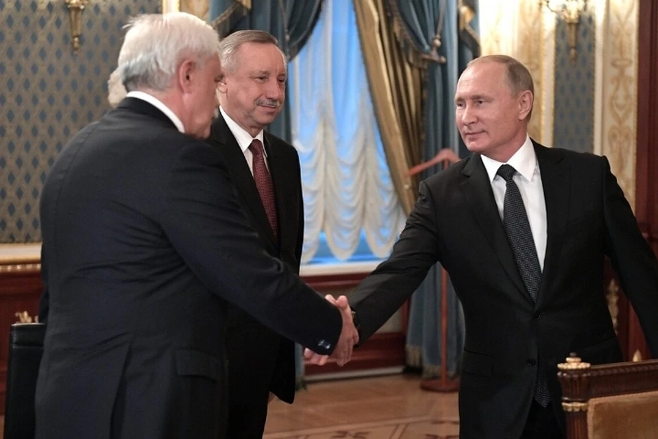 Путин рекомендовал Беглову построить батутный центр в Санкт-Петербурге. Фото: Администрация президента РФ