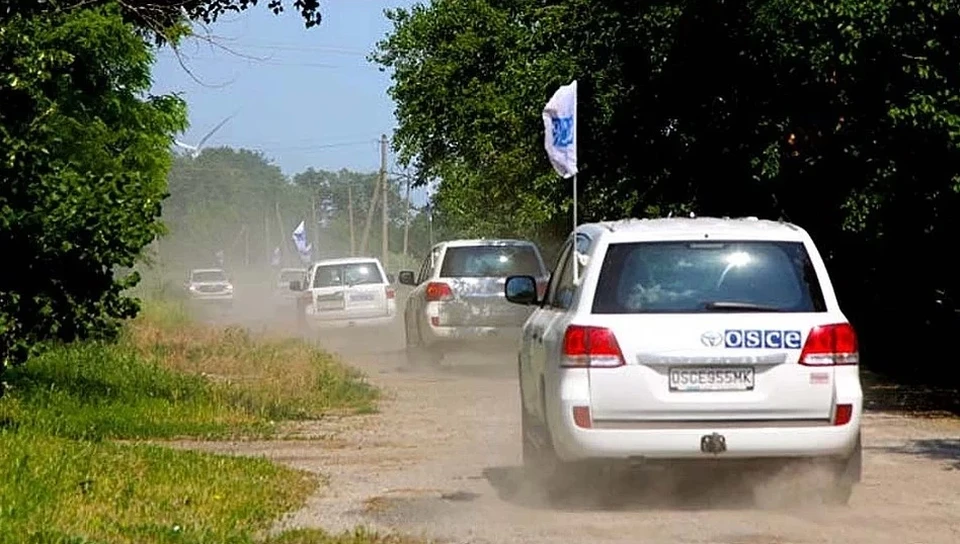 Украинские боевики заминировали дорогу у Золотого. Фото: dnr-live.ru